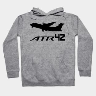 ATR 42 Silhouette Print (Black) Hoodie